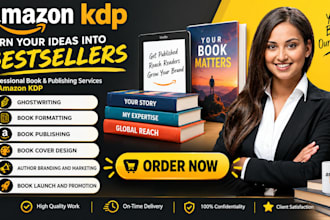 publish, launch, and market your book on amazon