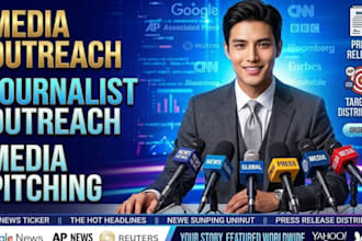 do media outreach, journalist outreach, media pitching and press release