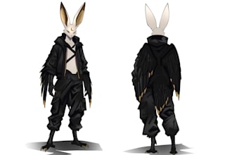 reference sheet furry character design furry art furry ref sheet character sheet