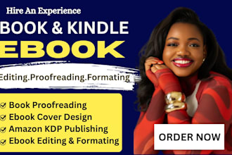 book editing, formatting, manuscript formating and amazon kdp formatting