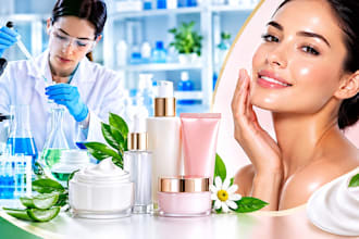 develop professional custom skincare, haircare and body care formulations