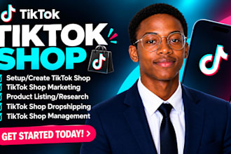 set up tik tok shop instagram shop facebook shop tik tok dropshipping tiktok ads