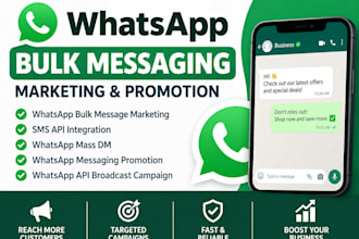 do whatsapp bulk message marketing sms API whatsapp mass dm broadcast campaign