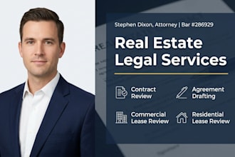 professionally draft your US real estate agreement as a licensed attorney