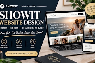 design, redesign or repair showit website