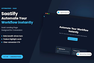 build a responsive landing page