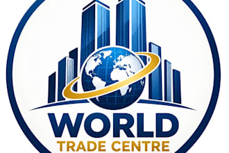 design a professional world trade centre logo and favicon