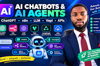 build ai chatbots and ai agents using chatgpt, n8n, llm