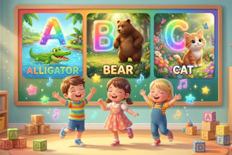3d kids educational video 3d kids learning video 3d ai nursery rhymes for kids