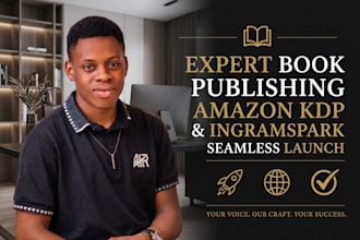 do amazon kdp book publishing, lulu, barnes and nobles, imgramspark setup