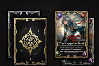 design trading card game, trading card game template, card frame game for you