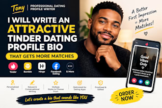 write an attractive tinder dating profile bio that gets more matches
