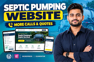 build septic pumping, septic service, septic tank, septic repair website