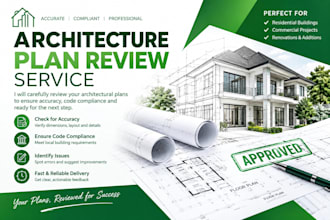 review your architectural drawings and plans for code compliance