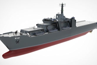 3d ship model, military ship, warship, battleship, video game, 3d printing