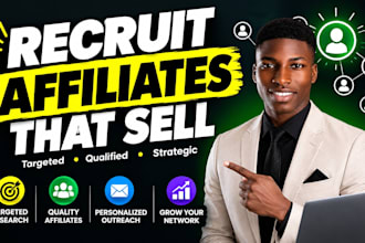 recruit affiliates and build a targeted affiliate recruitment system