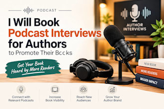 book podcast interviews for authors to promote their books