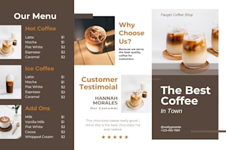 design food menu, bar menu, cafe menu and digital menu
