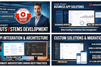 develop a custom web app using outsystems low code