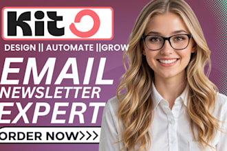 setup convertkit newsletter, convertkit email sequence, convertkit landing page