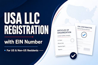 do USA llc registration with ein for US and non residents