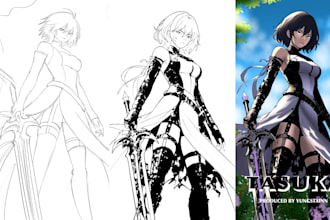 do anime webtoon cover illustration anime manga webtoon cover artist manga cover