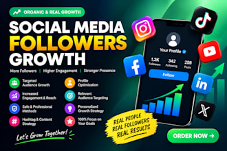 shoutout,promote twitter post, facebook group, tiktok follower growth,engagement
