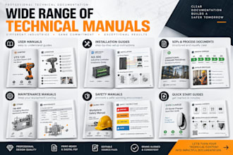 create professional technical manuals, user guides and instruction manuals