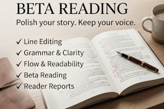beta reader your romance or dark romance manuscript