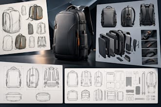 design travel bags, backpacks and luggage with professional product development