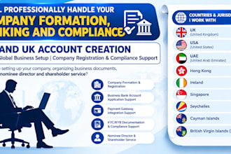 expert setup bank business llc, UK and USA company bank