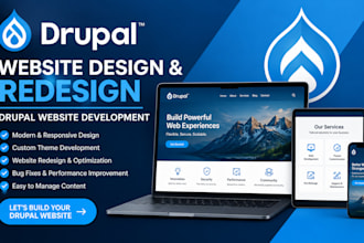 do drupal website design and redesign drupal website development