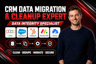 setup zoho salesforce hubspot monday insycle dedupely skyvia import2 migration