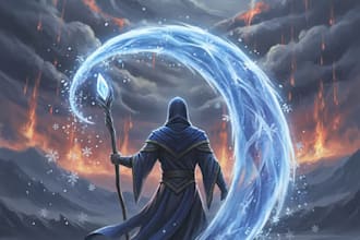 design a unique magical book cover for your story
