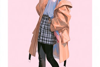 draw anime character an illustration and anime character