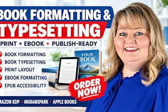 typeset and format your poetry book for KDP paperback and ebook