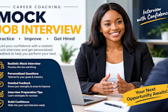 conduct a mock job interview with personalized feedback and coaching