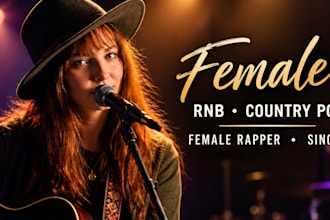 be your female rnb vocal country pop female rapper singer