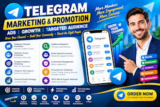 do telegram marketing, telegram promotion, telegram ads, telegram growth
