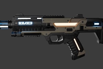 create realistic 3d game props and objects for your game