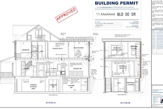 draw site plan, structural and construction drawings for city permit approval