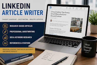 write articles for your linkedin profile or blog