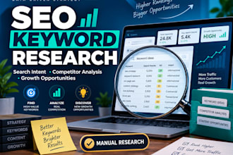 research SEO keywords for your website and competitors