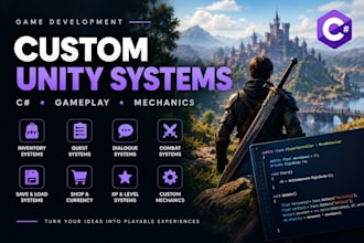 create a custom system for your unity game