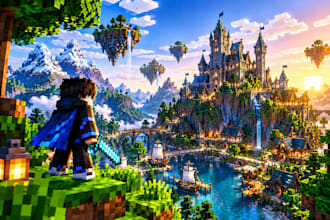 build a custom minecraft map, minecraft world, spawn, city,