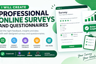 create market research surveys and questionnaires