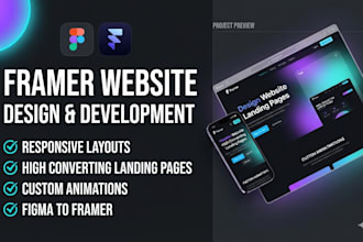 fix framer mobile responsiveness, speed, or edit templates