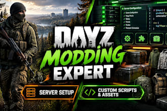 do dayz server setup, dayz mod, dayz scripting, dayz assets, dayz clothing