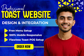 build a toast restaurant website with online ordering