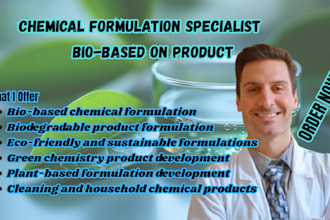 formulate bio based biodegradable and eco friendly chemical products